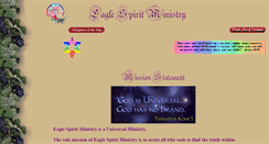 Desktop Screenshot of eaglespiritministry.com